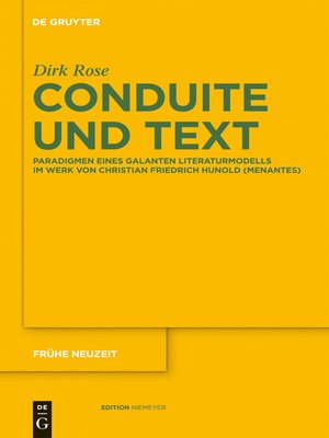 cover image of Conduite und Text